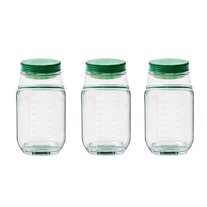 Premium Salad Jars with Lids - Leakproof Meal Prep Containers with Side Hatch Bowl for Home, Travel, and Outdoor Lunches