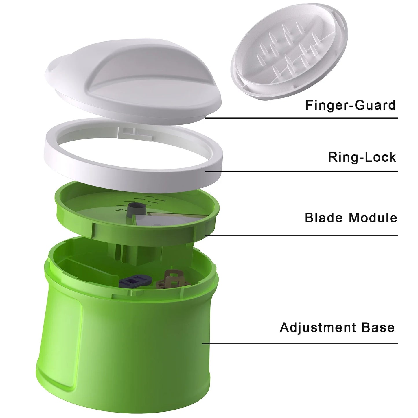 Vegetable Chopper and Spiralizer for Zucchini Noodles with Mandoline Slicer Attachment