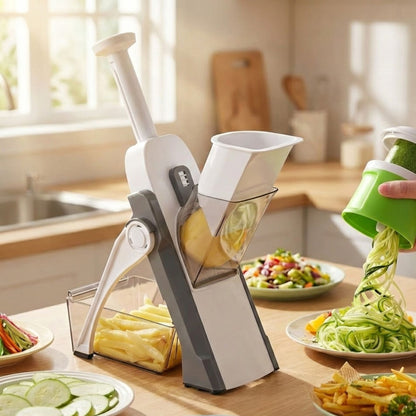 Vegetable Chopper & Spiralizer with Mandoline