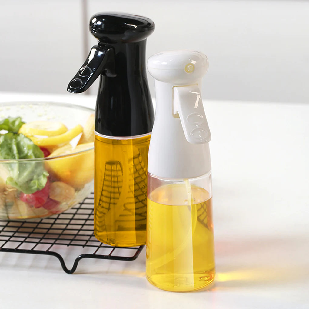 210ML Olive Oil Spray Dispenser for BBQ, Cooking, and Baking - Versatile Vinegar and Oil Bottle for Dressing Salads