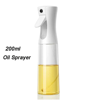 210ML Olive Oil Spray Dispenser for BBQ, Cooking, and Baking - Versatile Vinegar and Oil Bottle for Dressing Salads