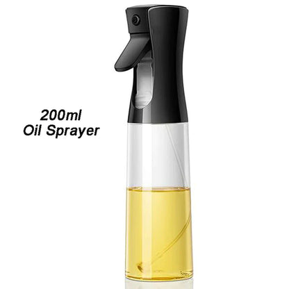 210ML Olive Oil Spray Dispenser for BBQ, Cooking, and Baking - Versatile Vinegar and Oil Bottle for Dressing Salads