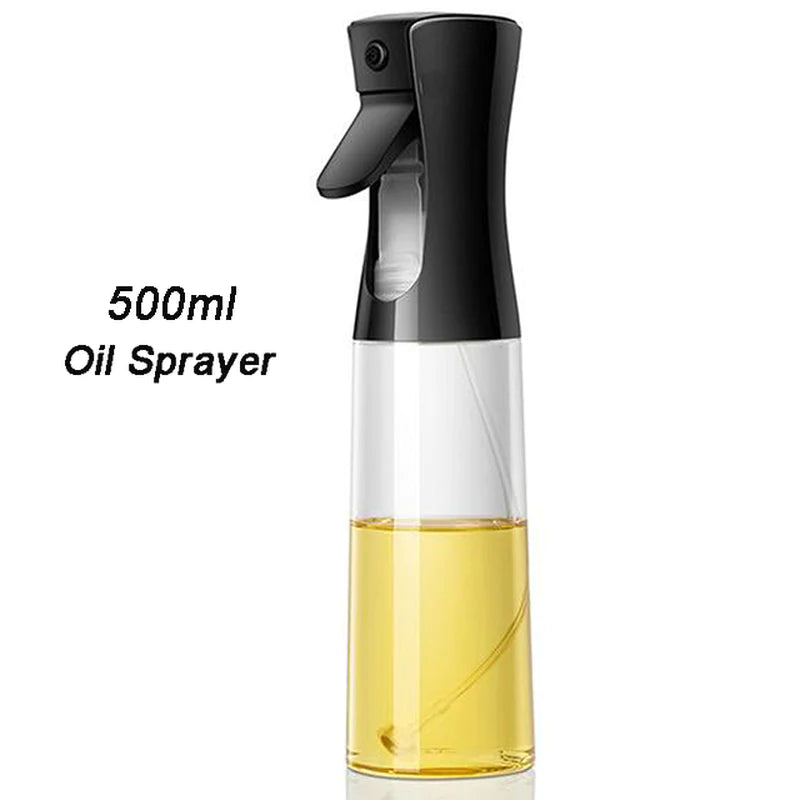 210ML Olive Oil Spray Dispenser for BBQ, Cooking, and Baking - Versatile Vinegar and Oil Bottle for Dressing Salads